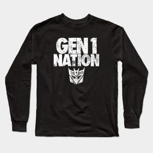 TRANSFORMERS GEN 1 NATION - Decepticons Long Sleeve T-Shirt